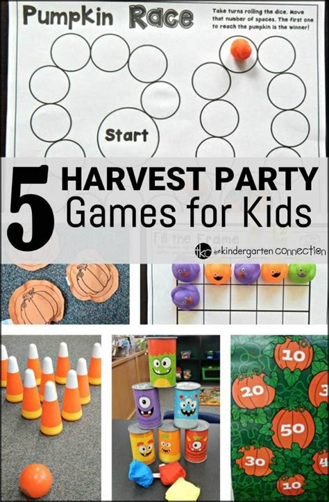 5 Harvest Party Games for Kids | Harvest party games, Classroom halloween party, Kindergarten ...