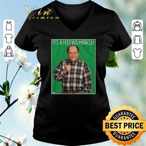 George Costanza It's A Festivus Miracle shirt sweater, hoodie, sweater ...