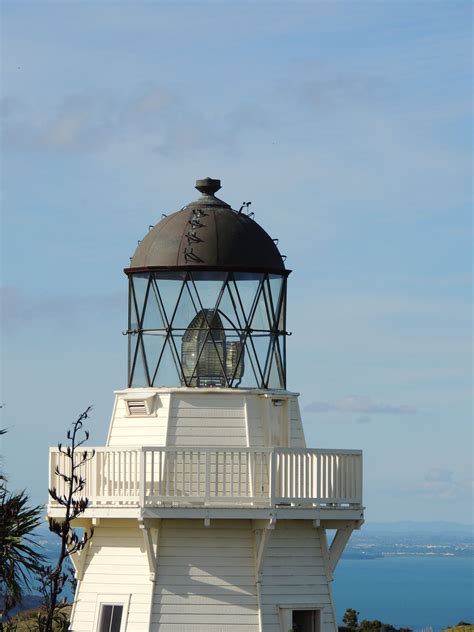 Beautiful View of Manukau Heads Lighthouse in Awhitu, New Zealand