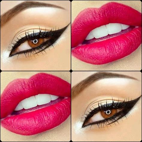 25 Gorgeous Eye And Lip Makeup Ideas