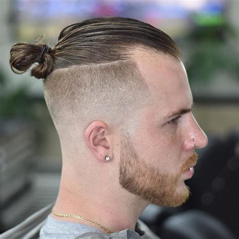 11 Awesome Man Bun Hairstyles With a Fade for 2022