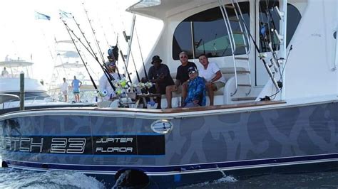 Michael Jordan trades basketball for a fishing rod to participate in the 2019 White Marlin Open