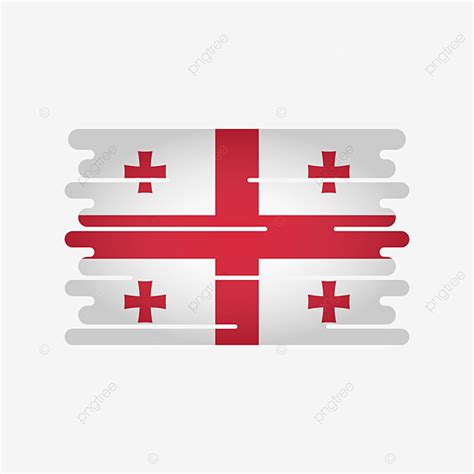 Georgia Clipart PNG Images, Georgia Flag Png Vector Design, Georgia ...