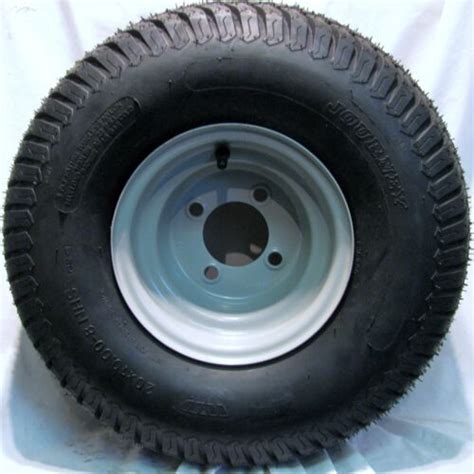 20x10.00-8 Tire Wheel Rim Garden Tractor Zero Turn Riding Lawn Mower ...