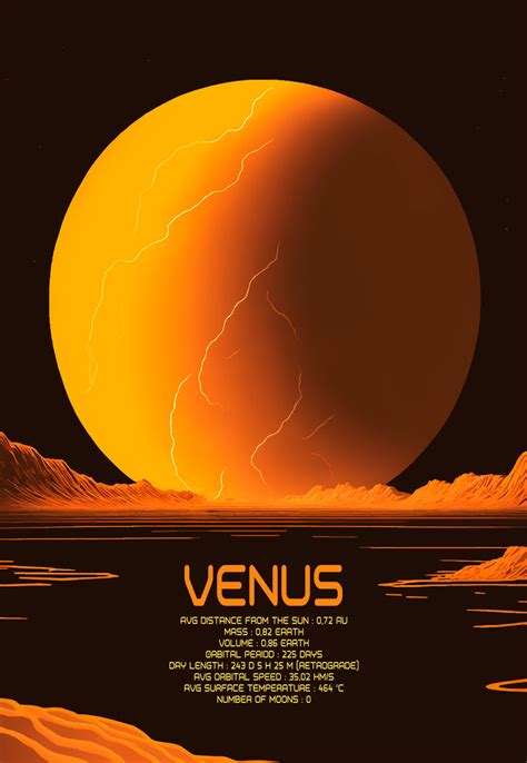 VENUS - The Solar System (poster serie - 3/9) by ThePropagandaTower on DeviantArt