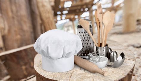 Chef`s hat stock image. Image of path, spoon, utensil - 118981177