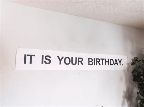 Free 'It Is Your Birthday' Banner from The Office - PRACTICAL & PRETTY