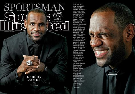 Miami Heat LeBron James, 2012 Sportsman Of The Year Sports Illustrated ...