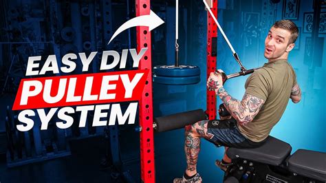 DIY Gym Pulley System for Home Gym, Cable Pulley, Easy Set Up - YouTube