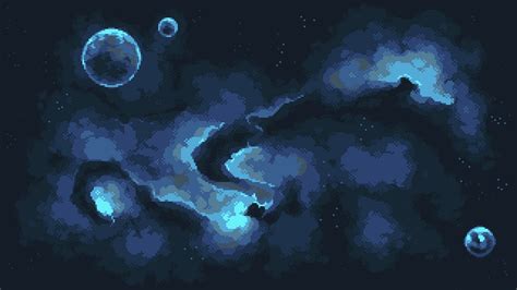 Space Backgrounds Pixel Art Pack by Norma2D