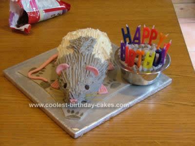 Coolest Rat Birthday Cake