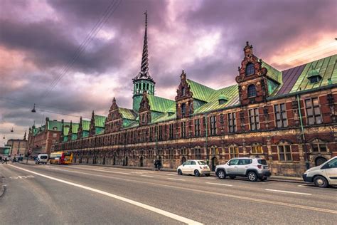 December 05, 2016: Old Stock Exchange of Copenhagen, Denmark Editorial Photo - Image of clouds ...