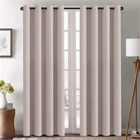 Blackout Curtain for Living Room Thermal Insulated Window Treatment Curtain Extra Long 84 inch ...