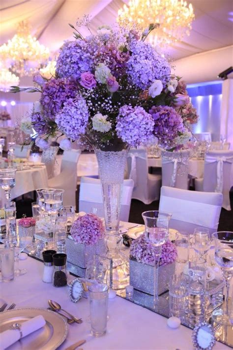 Light Purple Wedding Centerpieces