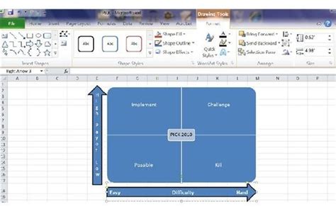 How to Create a Pick Chart in Excel for Prioritizing Projects