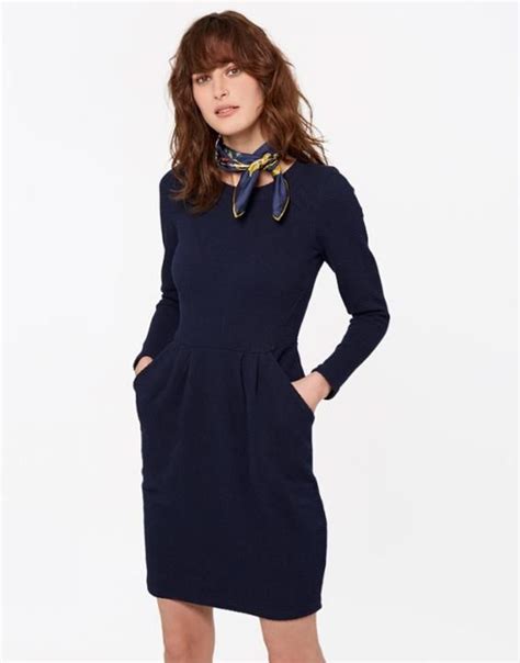 Joules UK Daylia Texture Women's Dress | Joules dresses, Dresses, Navy dress