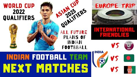 Indian Football Team Next matches in 2020 | Indian Football News Today - YouTube