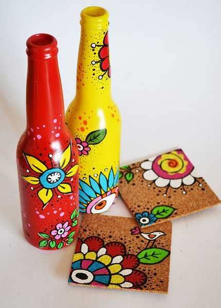 Lockdown Day 13: Transform your living spaces with DIY painted bottles