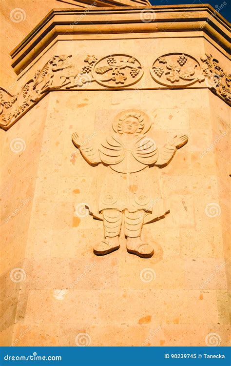 Decoration of External Wall Saint Anna Church. Carved Figure. Armenian ...