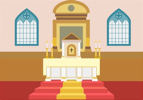 Church Altar Free Vector - Download Free Vector Art, Stock Graphics & Images