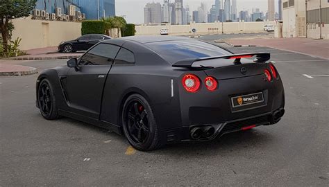 Nissan GTR - Black Matt wrap | WrapStyle