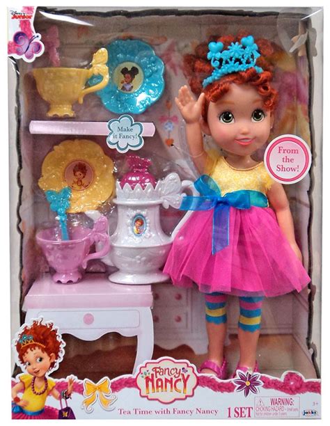 Disney Junior Fancy Nancy Tea Time with Fancy Nancy Exclusive Doll Bonus 8-Piece Tea Set Jakks ...