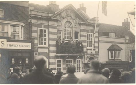 The old Town Hall in Lymington High Street opened in 1913. Thousands of ...