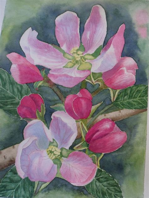 Pin by Paula on Apple Blossoms | Artwork, Painting, Apple blossom