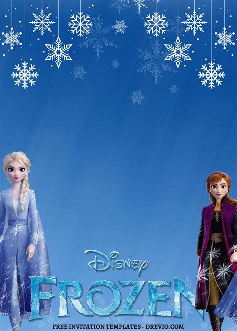 Frozen Invitation Template