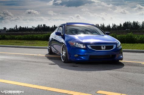 Fascinating Blue Honda Accord Sits on VFS Vossen Wheels | CARiD.com Gallery