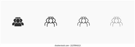 Crowd People Vector Illustration Stock Vector (Royalty Free) 2137896513 | Shutterstock