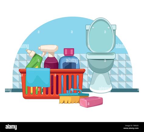 housekeeping cleaning cartoon Stock Vector Image & Art - Alamy