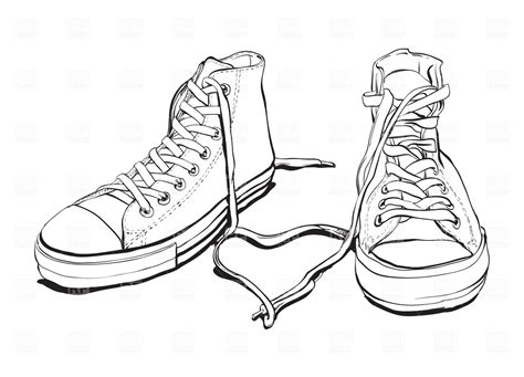 Free Tennis Shoes Clip Art Black And White, Download Free Tennis Shoes Clip Art Black And White ...