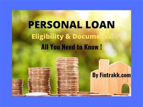 Easy Personal Loan : Eligibility,Documents & Apply Online ! | Fintrakk