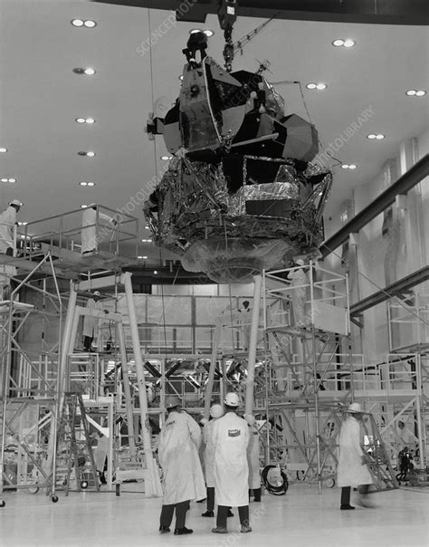 Lunar module used in the Apollo 12 mission - Stock Image - S360/0059 ...