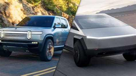 Tesla Cybertruck vs Rivian R1T Spec Comparison - Motor Illustrated