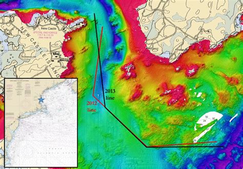 The Newbex line in the mouth of the Piscataqua River on NOAA Charts ...