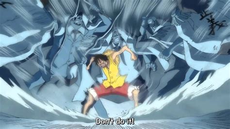 Luffy's haki at the Marines HQ [HD] Not AMV - One Piece - YouTube