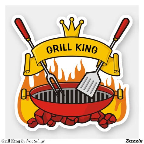 Grill King Sticker