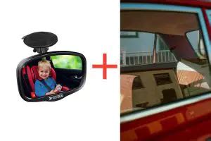 7 Baby Car Mirrors With No Headrest Incl. Installation