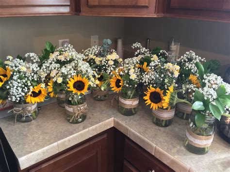 Baby Shower Sunflower Centerpieces - Baby Viewer