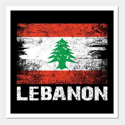 Lebanon flag lebanon flag grunge wall and art print lebanon flag – Artofit