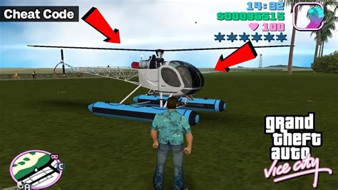 GTA Vice City Helicopter Cheat Code || Cheat Code || GTA Vice City - YouTube