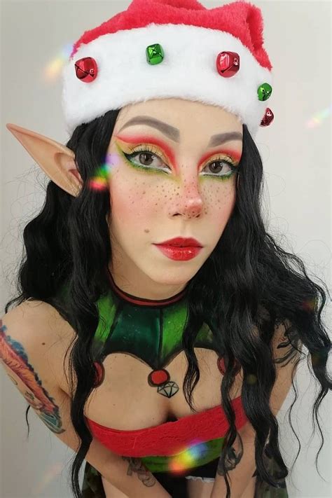 Elf Christmas Makeup | Christmas elf makeup, Makeup, Christmas makeup