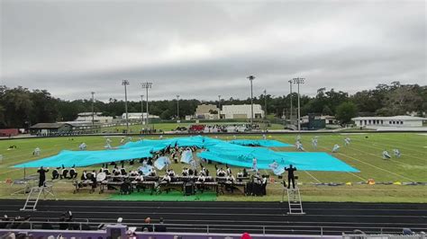 J. W. Mitchell high school Marching Mustangs 2021 show "It's gonna rain ...