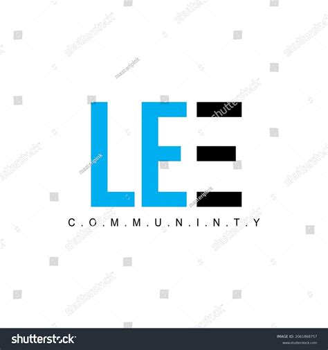 Lee Text Logo Vector Free Design Stock Vector (Royalty Free) 2061868757 | Shutterstock