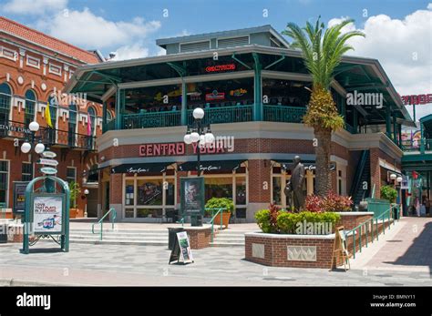 Historic Ybor city and the famous Columbia restaurant Tampa Florida Stock Photo - Alamy
