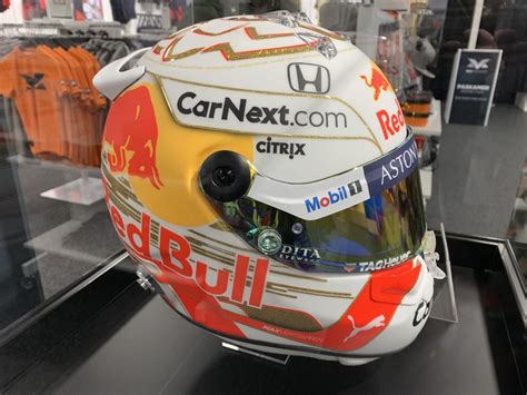 Max Verstappen Helmet Design 2020 ( shown at the Max Verstappen Store Swalmen NL )