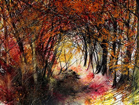 Autumn Woodlands - Peter Hill Fine Art