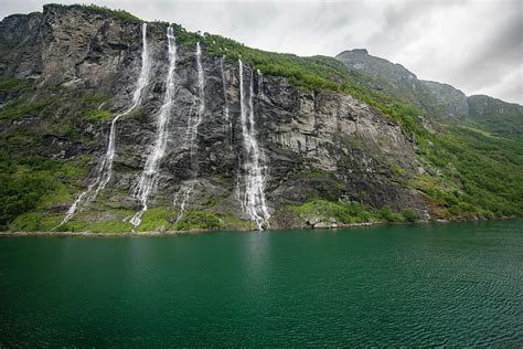 Seven Sisters Falls, Geiranger, Norway by Thierry Dosogne